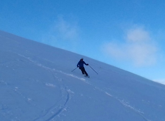 1 Off the side of the piste in corrie fionn